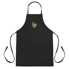 Team Chicken Chick Embroidered Apron - Green Logo