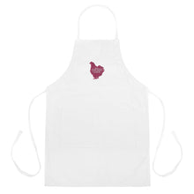 Team Chicken Chick Embroidered Apron - Pink Logo