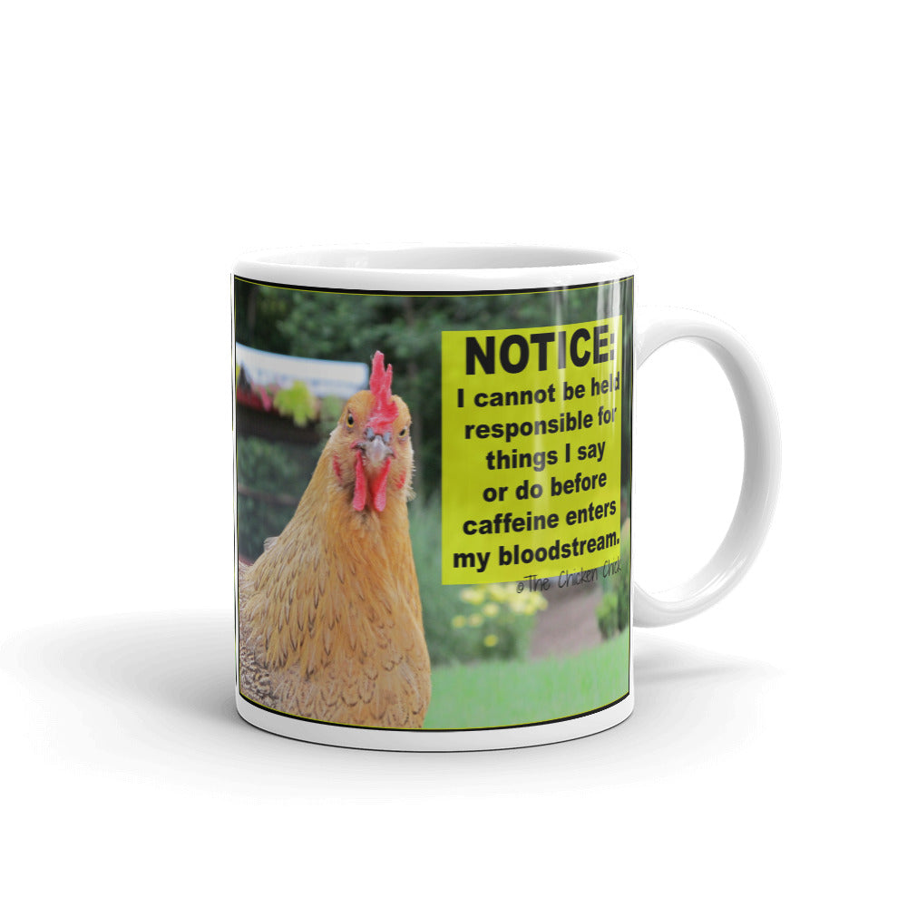 NOTICE: I Cannot Be - Mug
